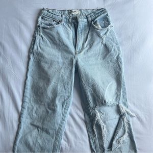 Abercrombie ultra high rise 90s straight jean